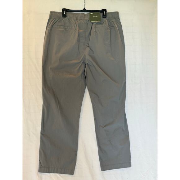 New! Mutual Weave Men's Pull-On Chino Pants XL Vintage Nickel Casual drawstring - Picture 2 of 8